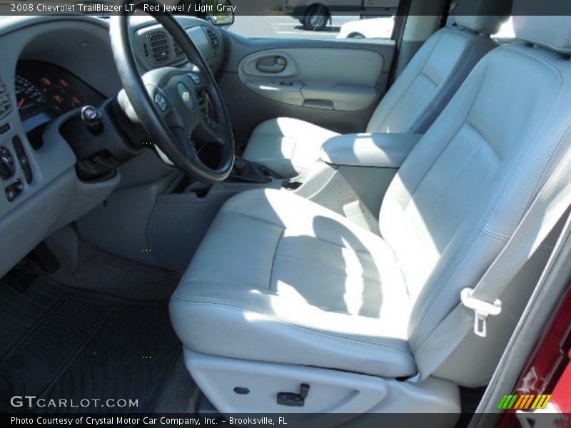 Red Jewel / Light Gray 2008 Chevrolet TrailBlazer LT