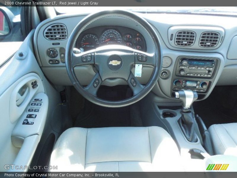 Red Jewel / Light Gray 2008 Chevrolet TrailBlazer LT