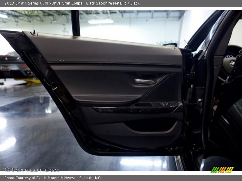 Black Sapphire Metallic / Black 2013 BMW 6 Series 650i xDrive Gran Coupe