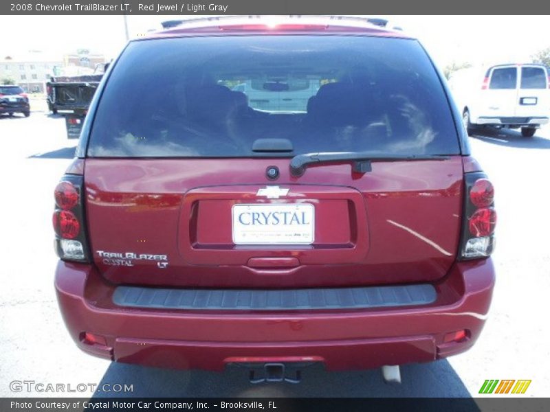 Red Jewel / Light Gray 2008 Chevrolet TrailBlazer LT