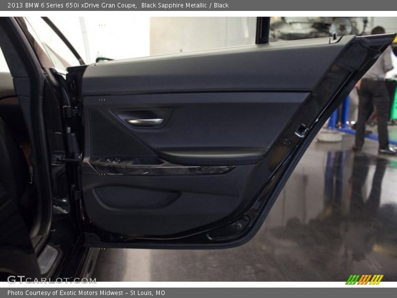 Black Sapphire Metallic / Black 2013 BMW 6 Series 650i xDrive Gran Coupe
