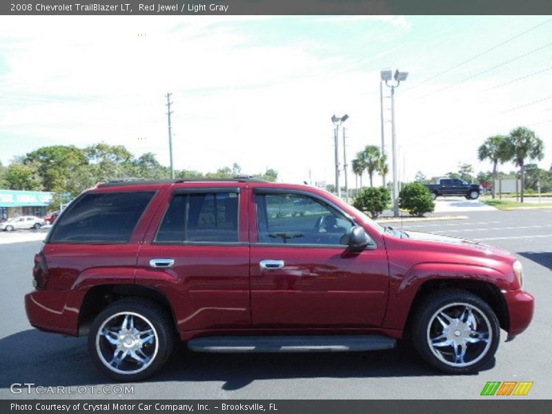 Red Jewel / Light Gray 2008 Chevrolet TrailBlazer LT