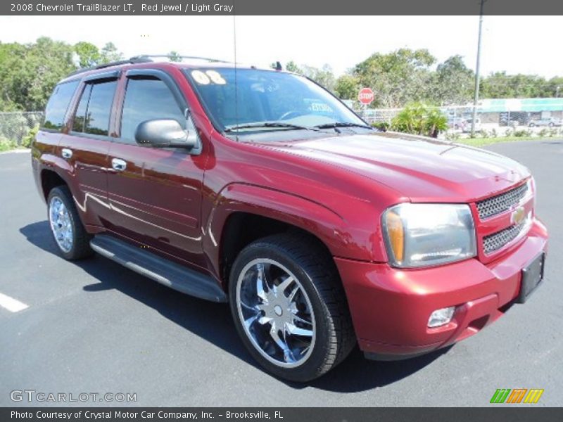 Red Jewel / Light Gray 2008 Chevrolet TrailBlazer LT