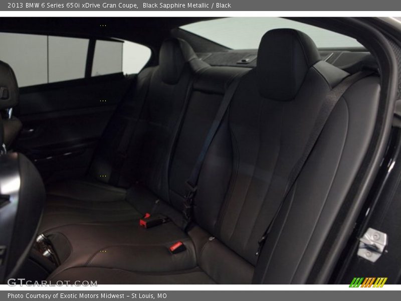 Black Sapphire Metallic / Black 2013 BMW 6 Series 650i xDrive Gran Coupe