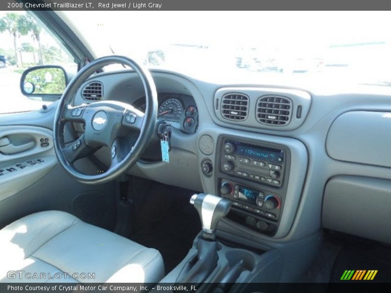 Red Jewel / Light Gray 2008 Chevrolet TrailBlazer LT