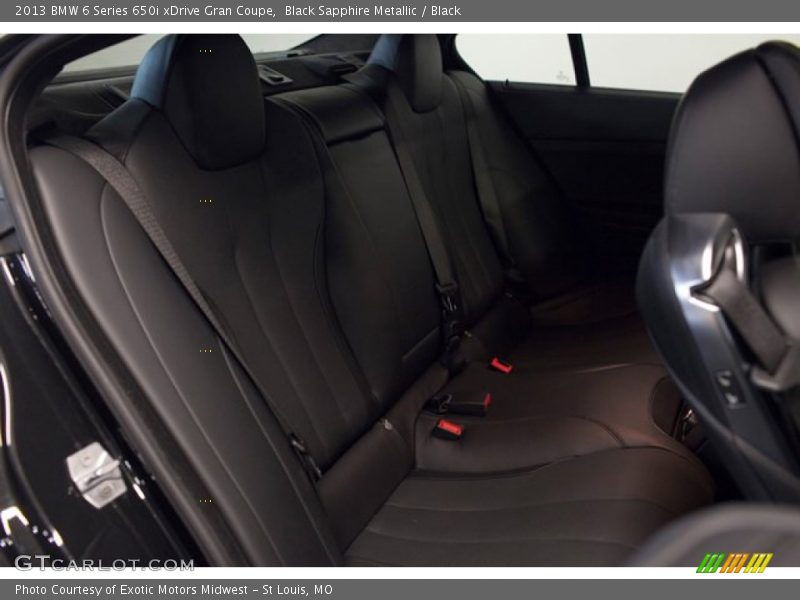 Black Sapphire Metallic / Black 2013 BMW 6 Series 650i xDrive Gran Coupe