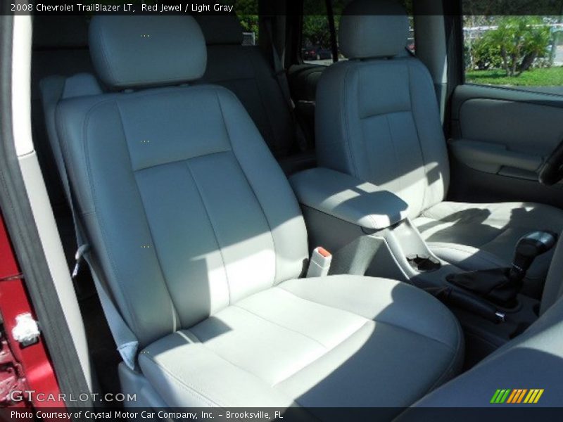 Red Jewel / Light Gray 2008 Chevrolet TrailBlazer LT