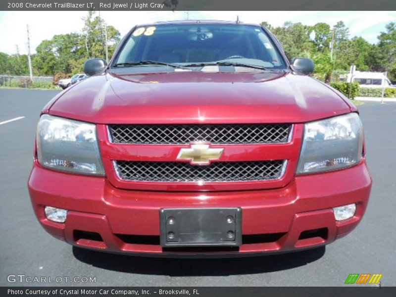 Red Jewel / Light Gray 2008 Chevrolet TrailBlazer LT
