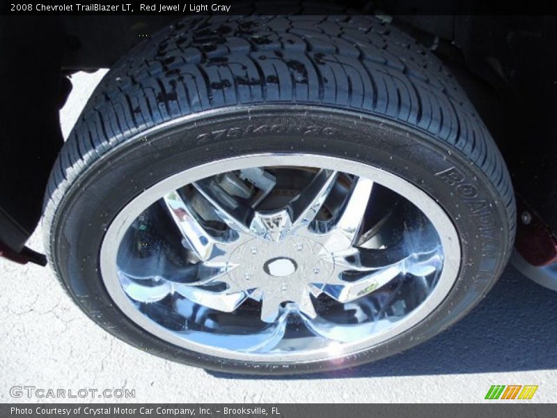 Red Jewel / Light Gray 2008 Chevrolet TrailBlazer LT
