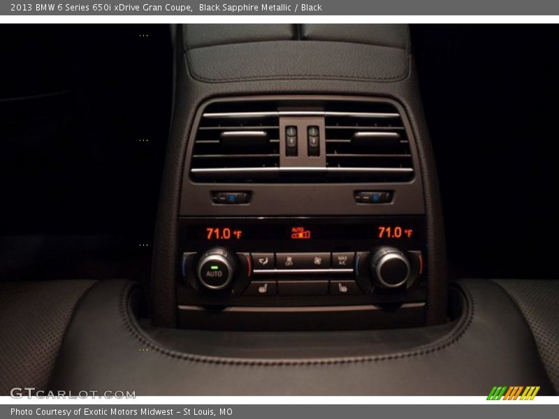 Controls of 2013 6 Series 650i xDrive Gran Coupe