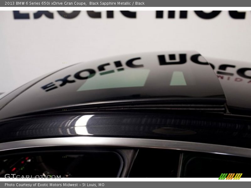 Black Sapphire Metallic / Black 2013 BMW 6 Series 650i xDrive Gran Coupe