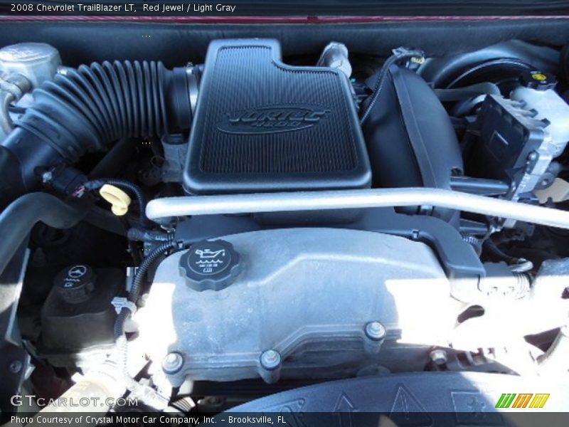 Red Jewel / Light Gray 2008 Chevrolet TrailBlazer LT