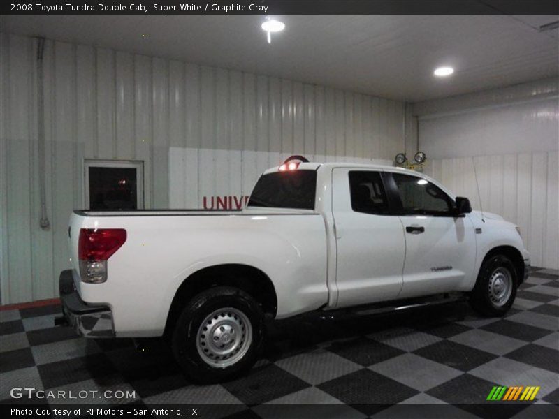 Super White / Graphite Gray 2008 Toyota Tundra Double Cab