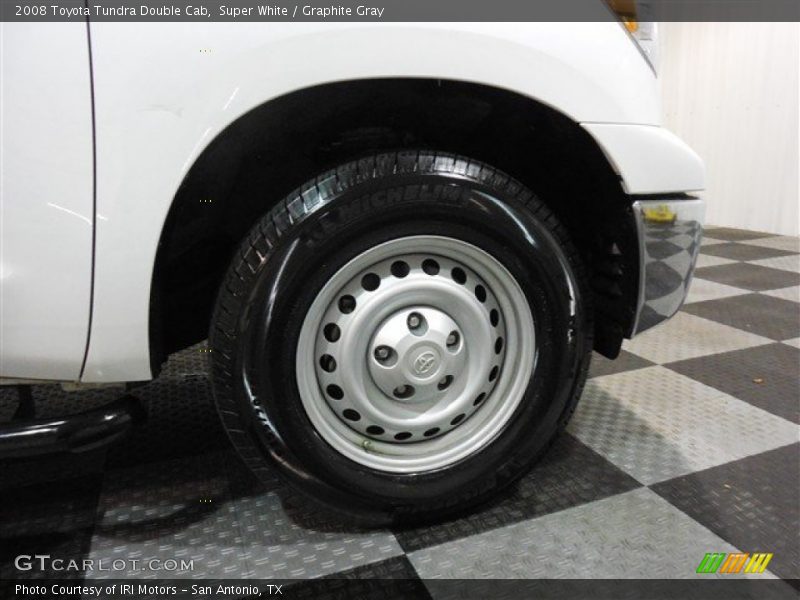 Super White / Graphite Gray 2008 Toyota Tundra Double Cab