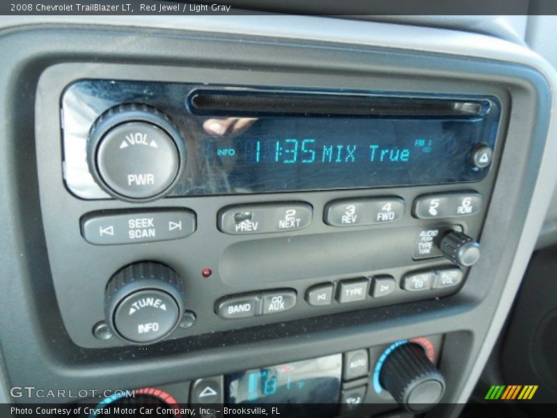 Red Jewel / Light Gray 2008 Chevrolet TrailBlazer LT