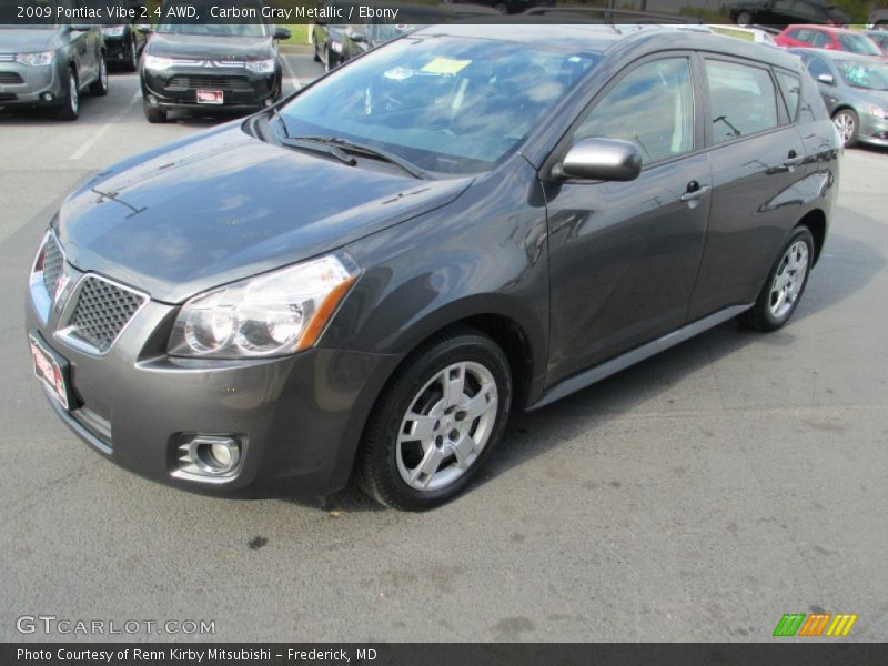 Carbon Gray Metallic / Ebony 2009 Pontiac Vibe 2.4 AWD