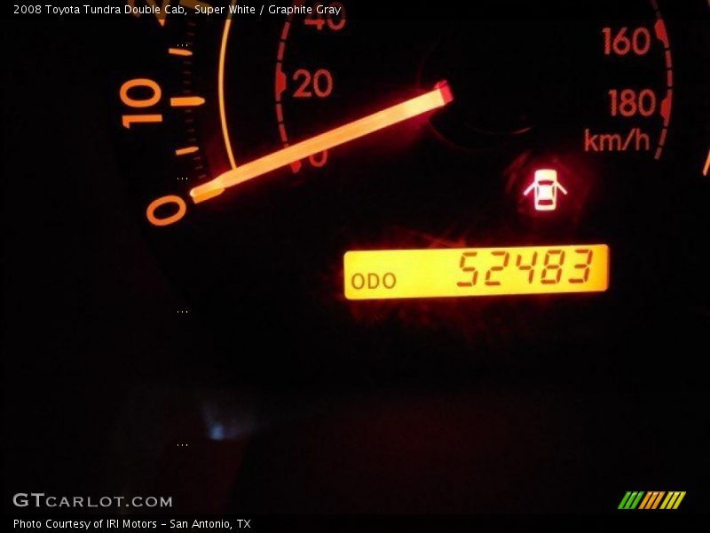 Super White / Graphite Gray 2008 Toyota Tundra Double Cab