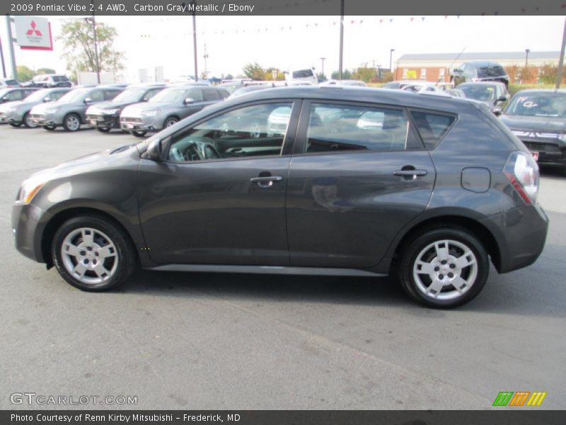 Carbon Gray Metallic / Ebony 2009 Pontiac Vibe 2.4 AWD