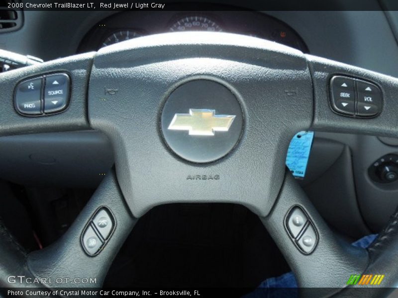 Red Jewel / Light Gray 2008 Chevrolet TrailBlazer LT