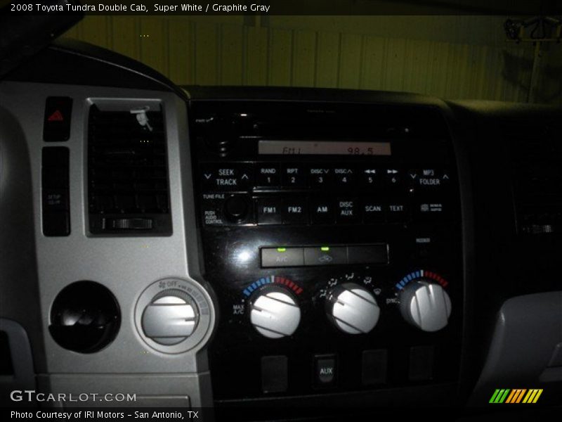 Super White / Graphite Gray 2008 Toyota Tundra Double Cab