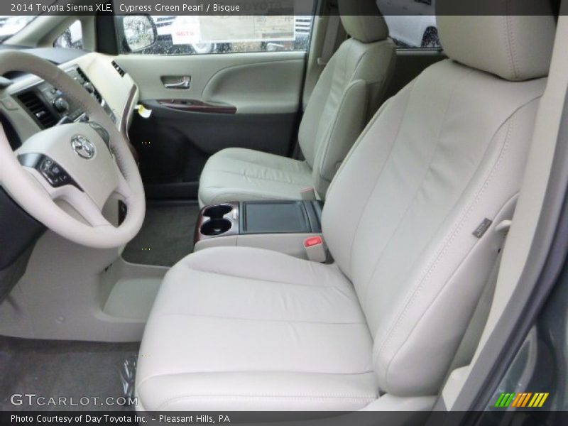Cypress Green Pearl / Bisque 2014 Toyota Sienna XLE