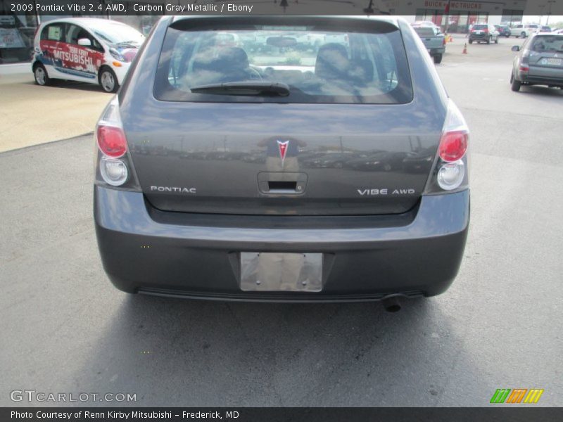 Carbon Gray Metallic / Ebony 2009 Pontiac Vibe 2.4 AWD