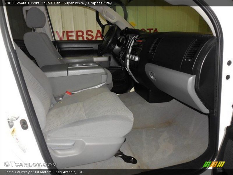 Super White / Graphite Gray 2008 Toyota Tundra Double Cab