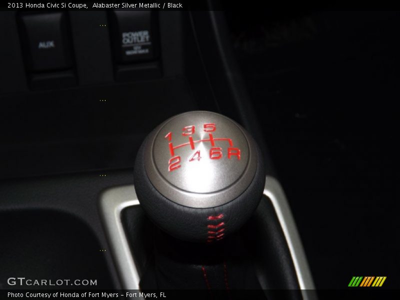Alabaster Silver Metallic / Black 2013 Honda Civic Si Coupe