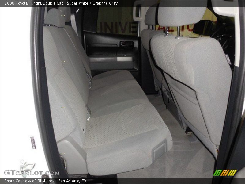 Super White / Graphite Gray 2008 Toyota Tundra Double Cab