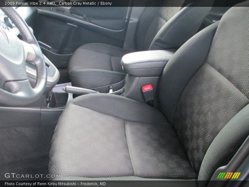 Carbon Gray Metallic / Ebony 2009 Pontiac Vibe 2.4 AWD