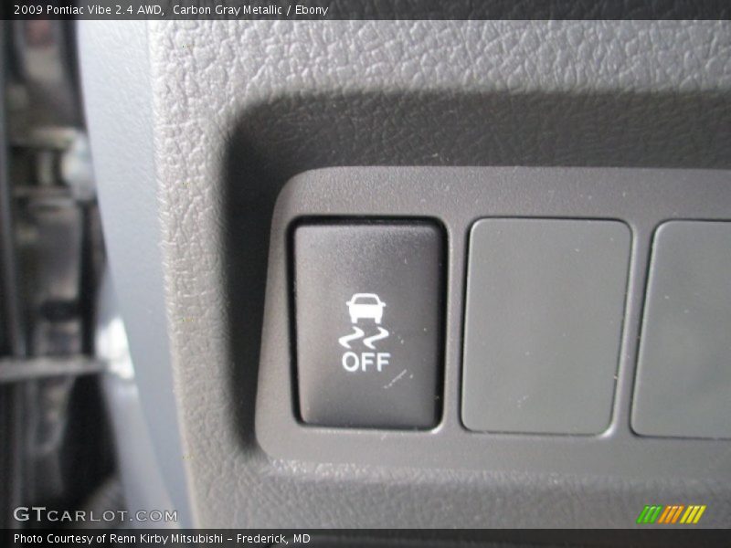 Carbon Gray Metallic / Ebony 2009 Pontiac Vibe 2.4 AWD