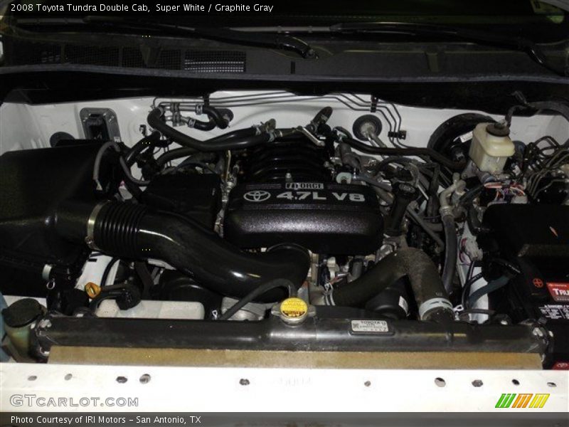 Super White / Graphite Gray 2008 Toyota Tundra Double Cab