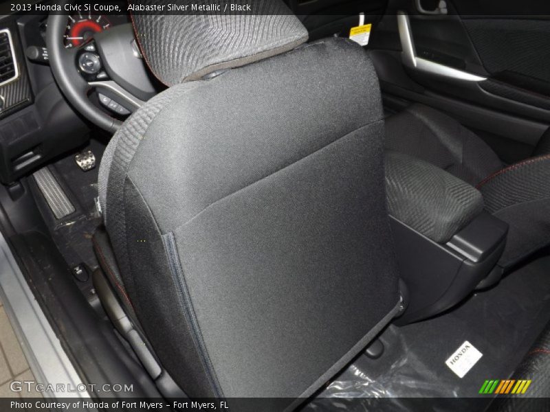 Alabaster Silver Metallic / Black 2013 Honda Civic Si Coupe