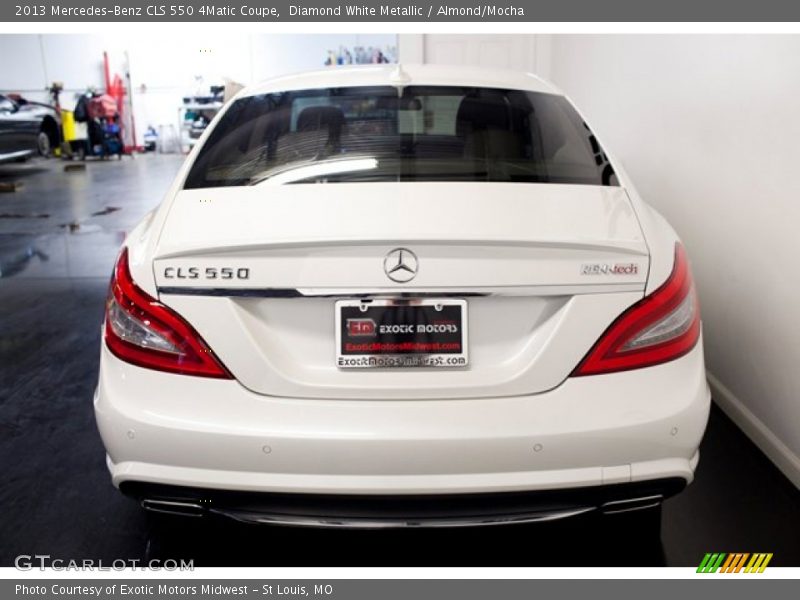 Diamond White Metallic / Almond/Mocha 2013 Mercedes-Benz CLS 550 4Matic Coupe
