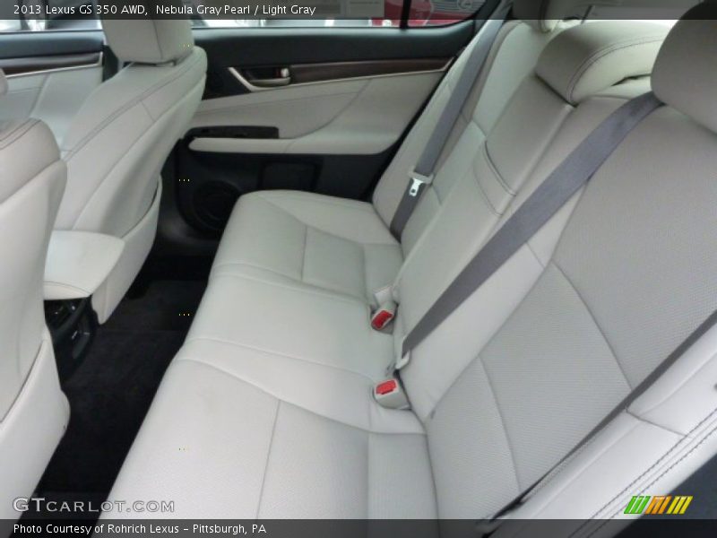 Nebula Gray Pearl / Light Gray 2013 Lexus GS 350 AWD