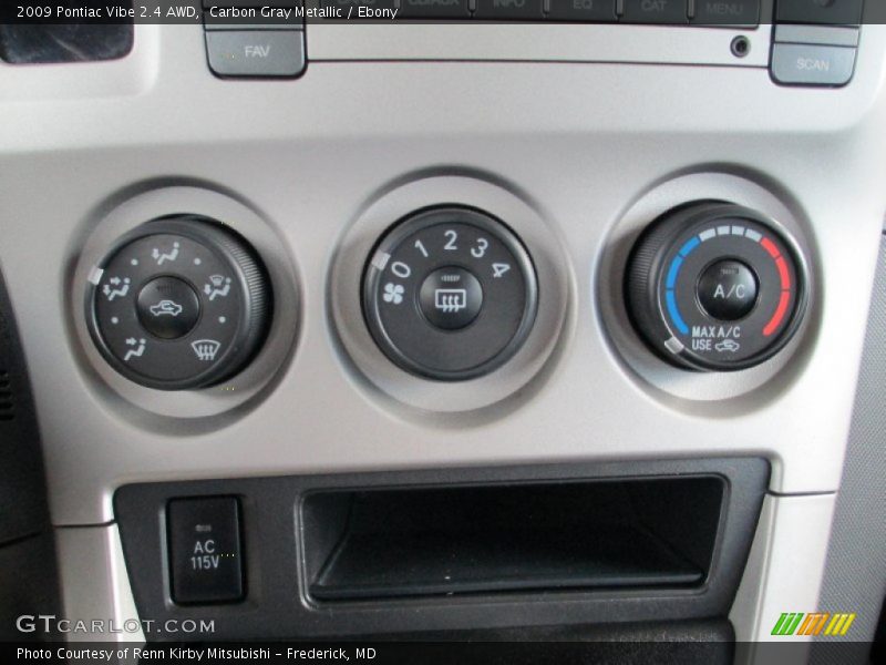 Carbon Gray Metallic / Ebony 2009 Pontiac Vibe 2.4 AWD