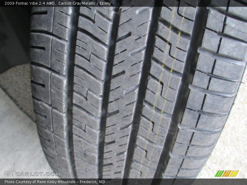 Carbon Gray Metallic / Ebony 2009 Pontiac Vibe 2.4 AWD