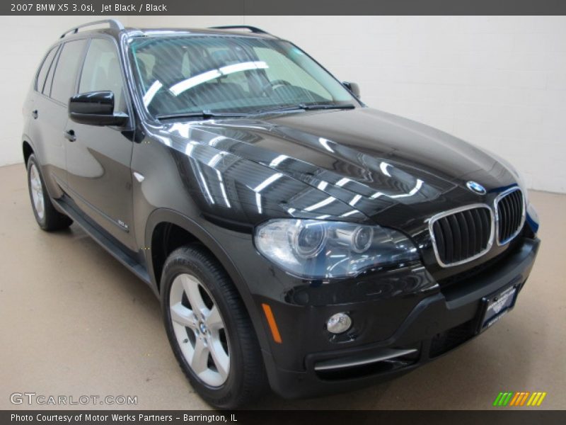 Jet Black / Black 2007 BMW X5 3.0si