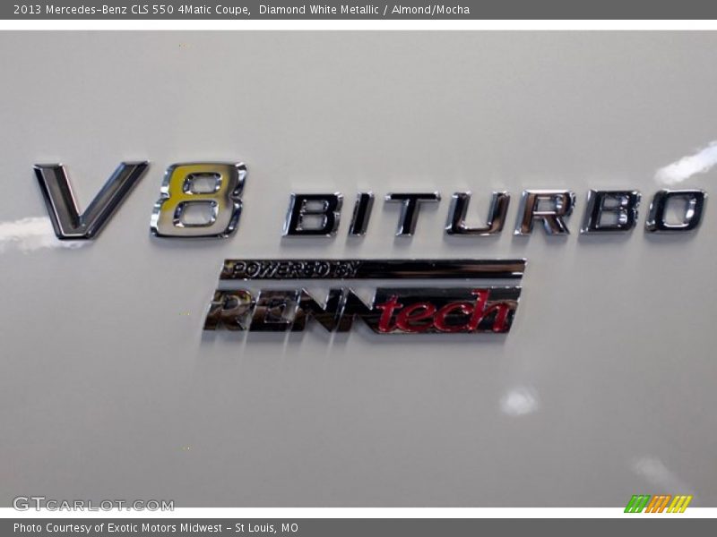 Diamond White Metallic / Almond/Mocha 2013 Mercedes-Benz CLS 550 4Matic Coupe