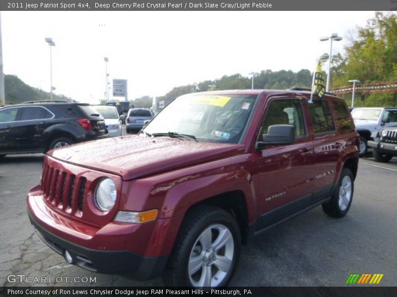 Deep Cherry Red Crystal Pearl / Dark Slate Gray/Light Pebble 2011 Jeep Patriot Sport 4x4