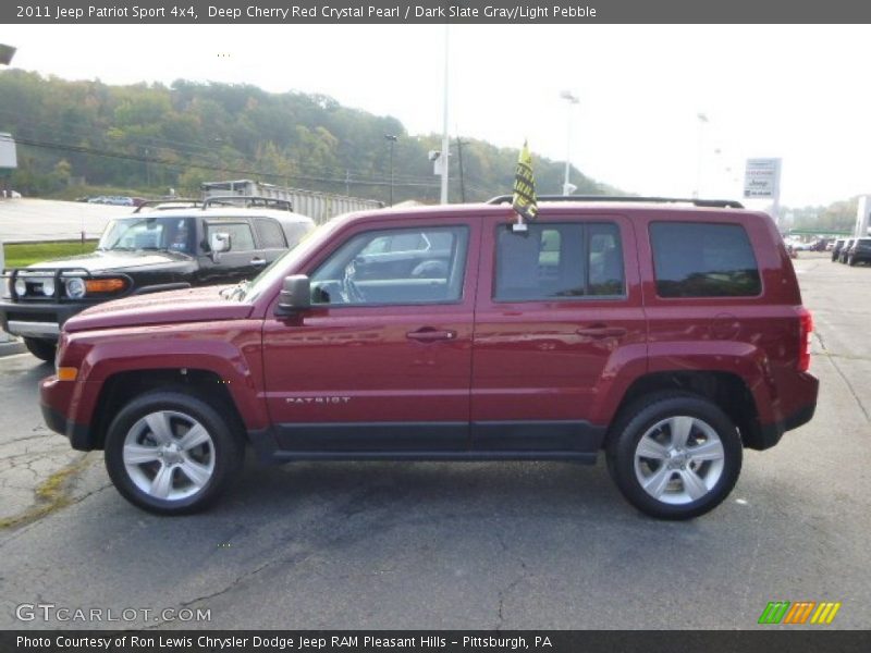 Deep Cherry Red Crystal Pearl / Dark Slate Gray/Light Pebble 2011 Jeep Patriot Sport 4x4