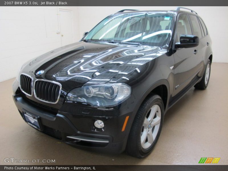 Jet Black / Black 2007 BMW X5 3.0si