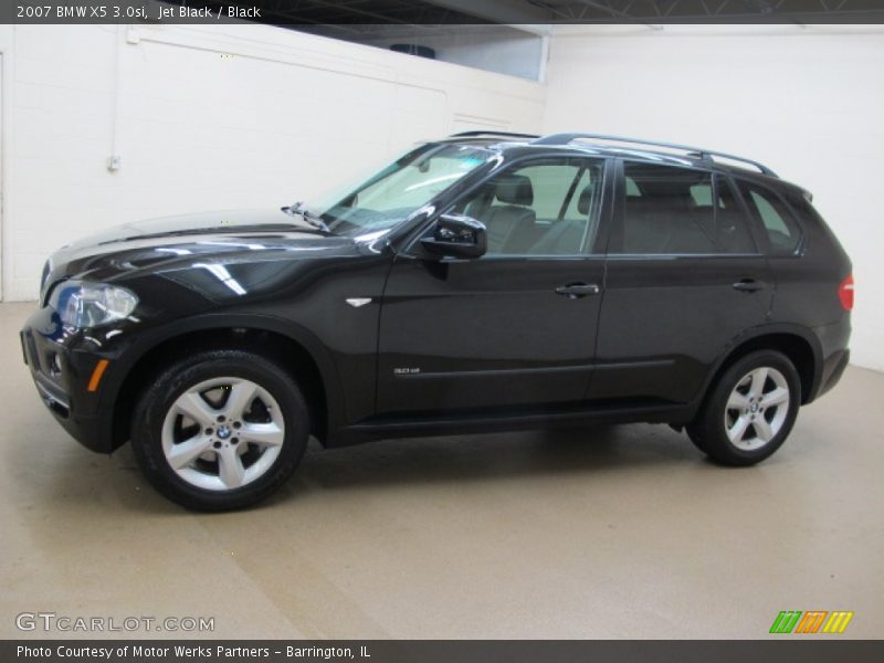 Jet Black / Black 2007 BMW X5 3.0si