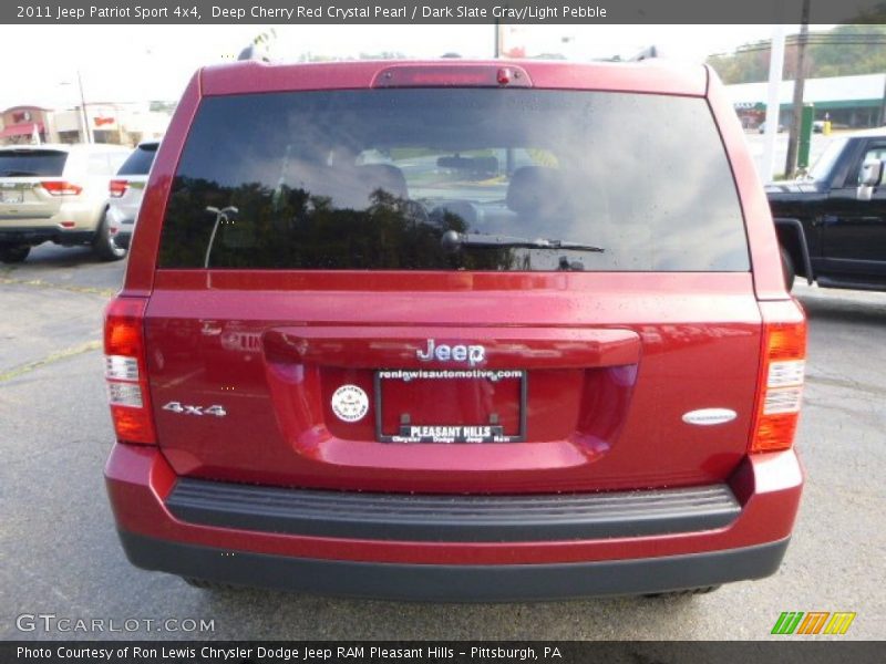 Deep Cherry Red Crystal Pearl / Dark Slate Gray/Light Pebble 2011 Jeep Patriot Sport 4x4