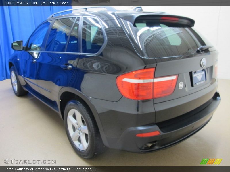 Jet Black / Black 2007 BMW X5 3.0si