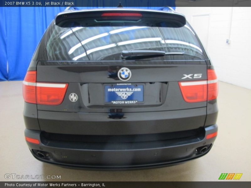 Jet Black / Black 2007 BMW X5 3.0si