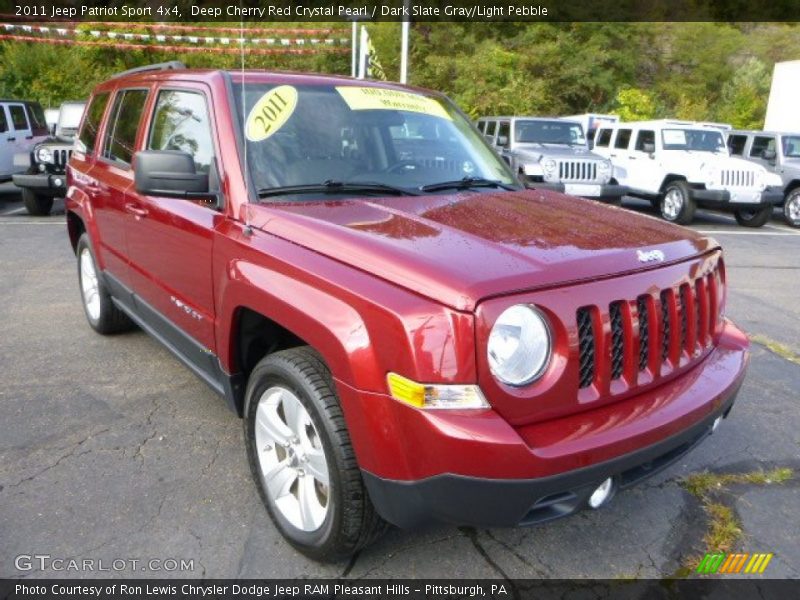 Deep Cherry Red Crystal Pearl / Dark Slate Gray/Light Pebble 2011 Jeep Patriot Sport 4x4