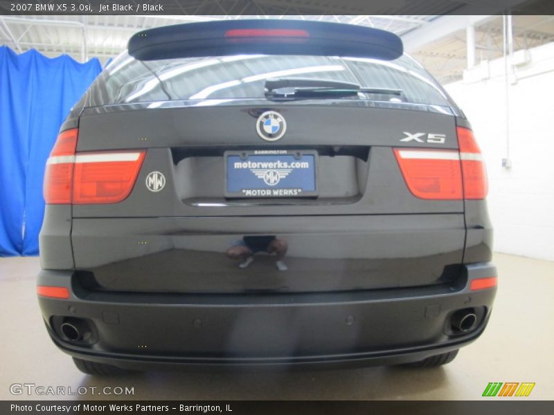 Jet Black / Black 2007 BMW X5 3.0si