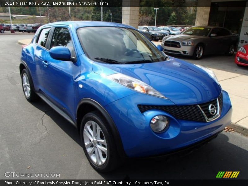Electric Blue / Gray/Silver Trim 2011 Nissan Juke S AWD