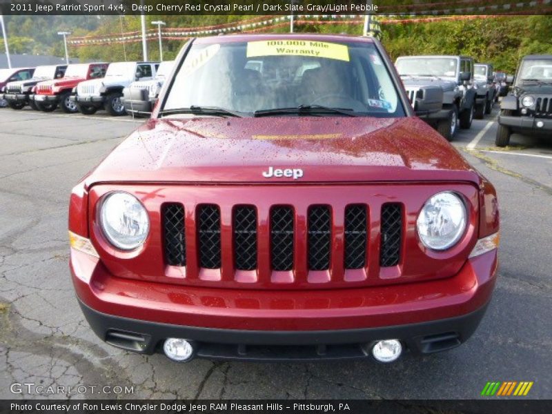 Deep Cherry Red Crystal Pearl / Dark Slate Gray/Light Pebble 2011 Jeep Patriot Sport 4x4